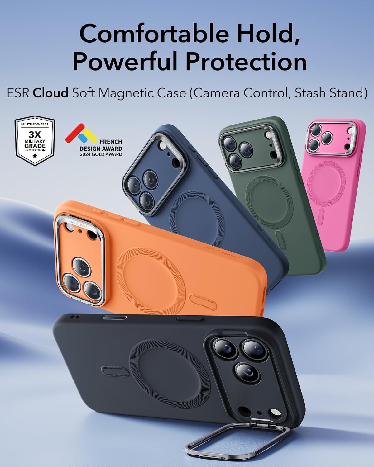 Detalle 2 de ESR Silicone Case for iPhone 17 Pro Max MagSafe