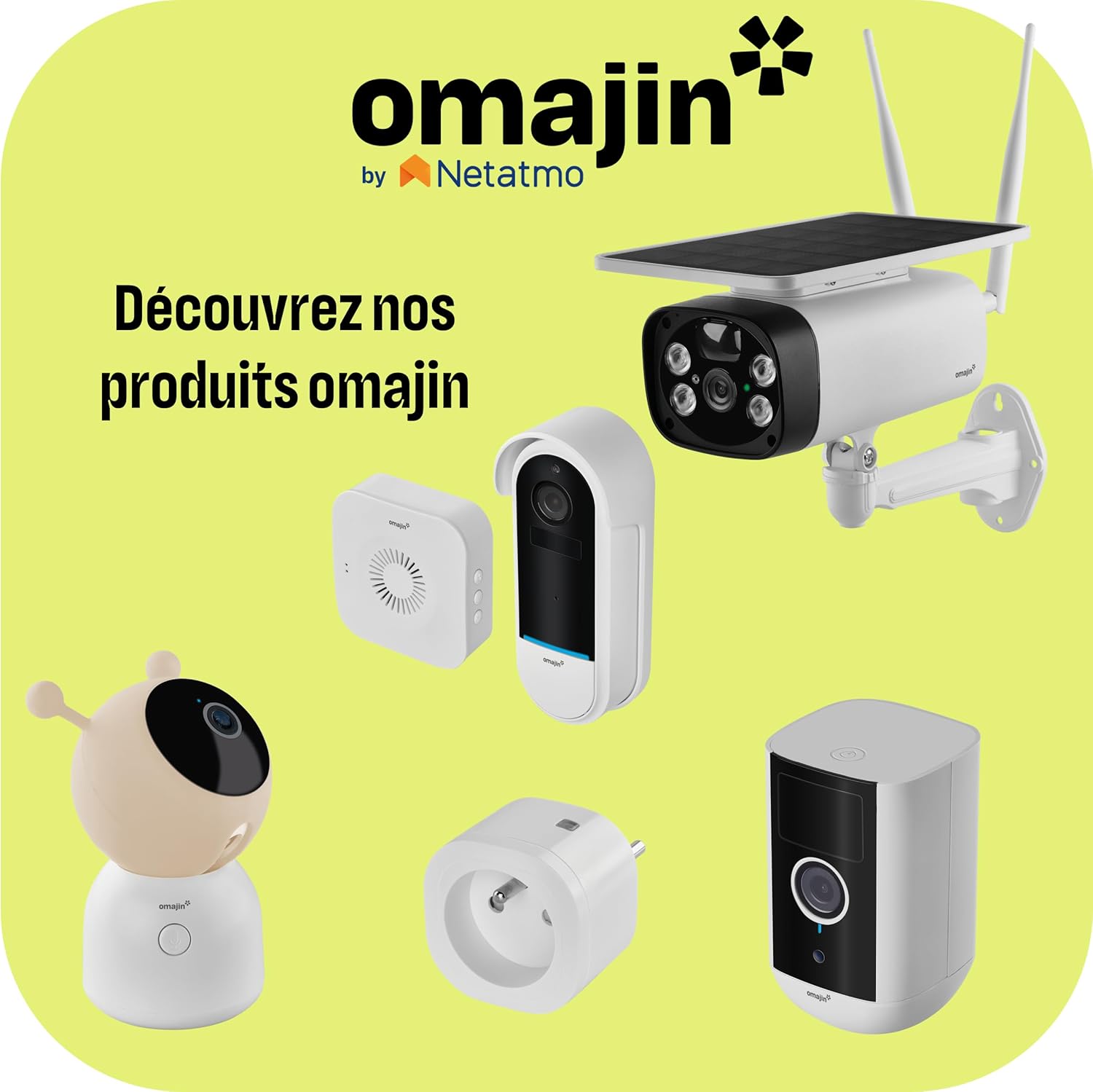Thumbnail 6 de OMAJIN by Netatmo Smart Baby Monitor Camera 2K HD (OBC-01) : caméra 2K avec vision nocturne, détection des pleurs et audio bidirectionnel