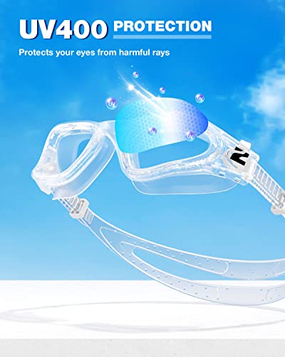 Detalle 2 de ZIONOR G1 Polarisierte Schwimmbrille – UV-Schutz, Anti-Nebel & breiter Blickwinkel