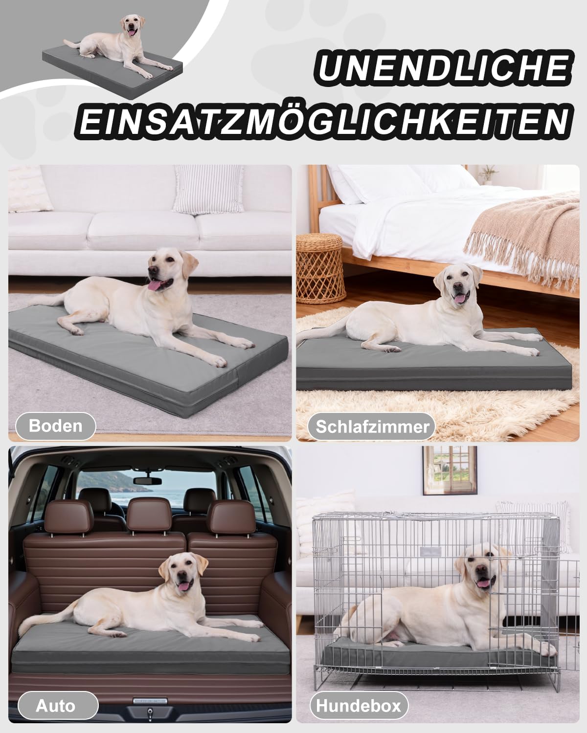 Thumbnail 5 de Favodormir Orthopädisches Hundebett 88x55 cm