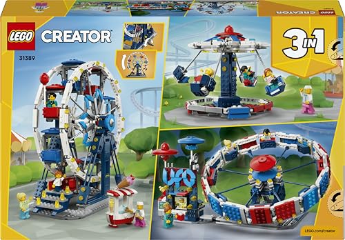 Thumbnail 11 de LEGO Creator 3in1 Legendsäres Riesenrad 31389 – Vielseitiges Bauset für fantasievolle Fahrgeschäft-Apps