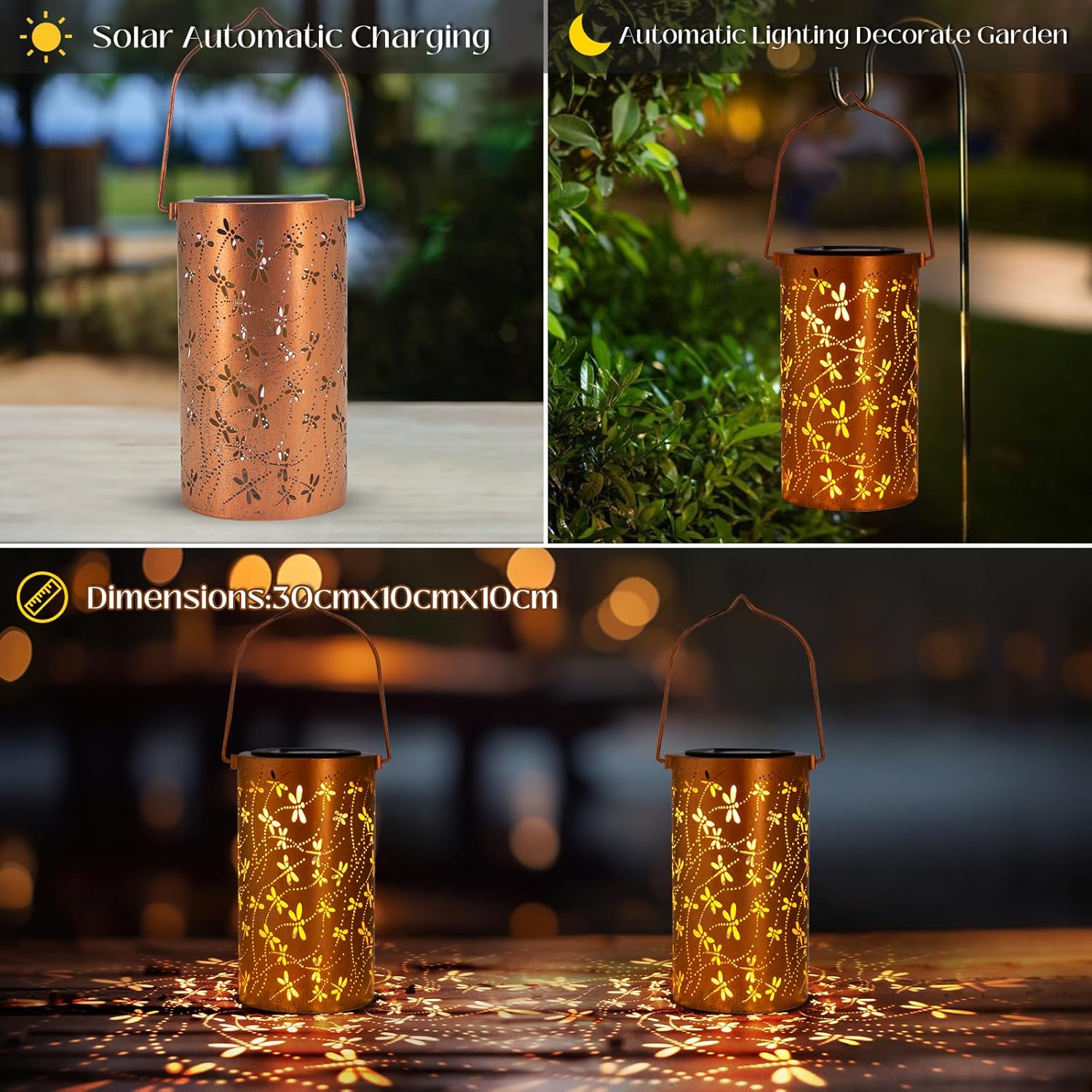 Thumbnail 4 de Mum Gifts Dragonfly Solar Lantern for Garden