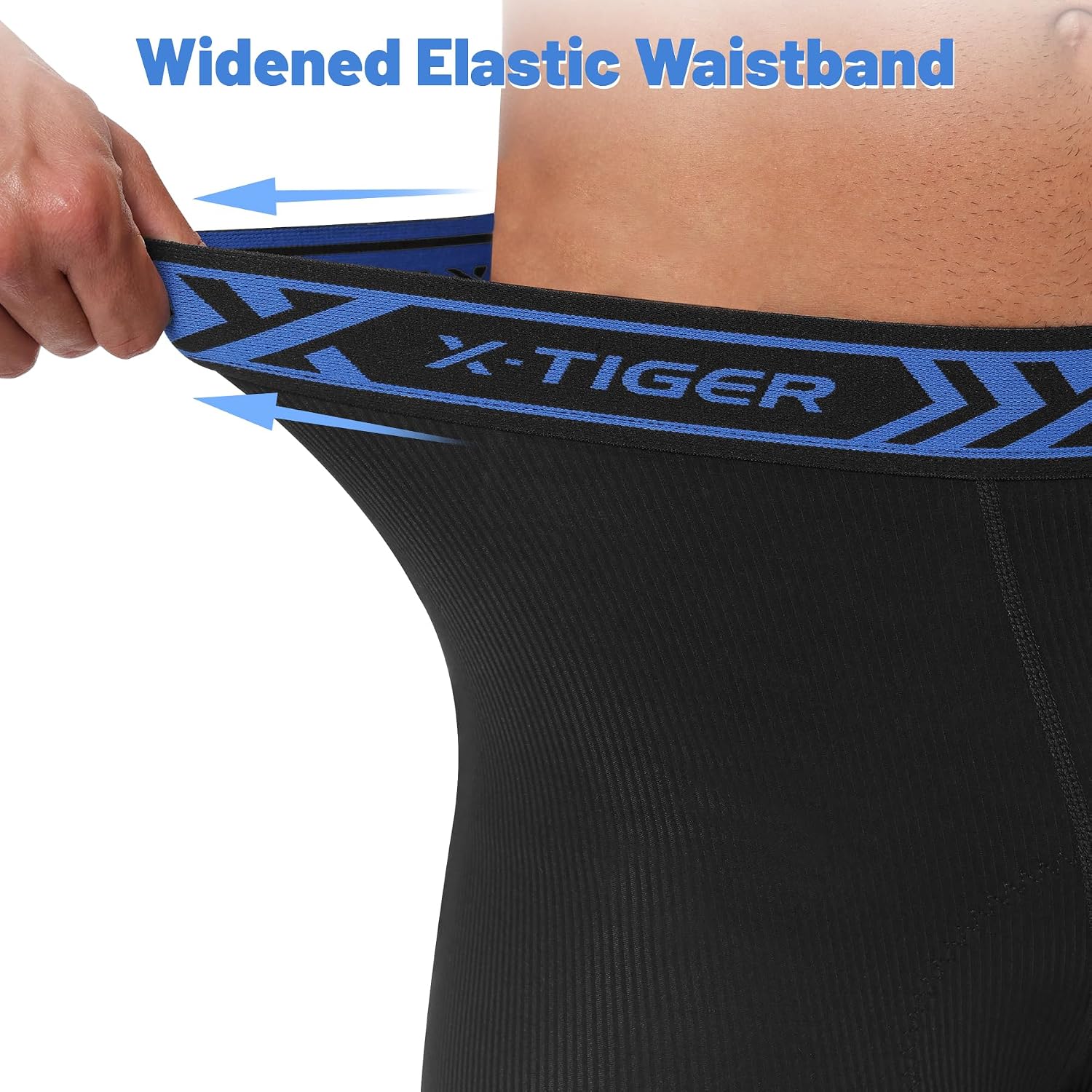 Thumbnail 3 de X-TIGER Pantaloncini ciclismo uomo imbottiti in spugna traspiranti MTB boxer