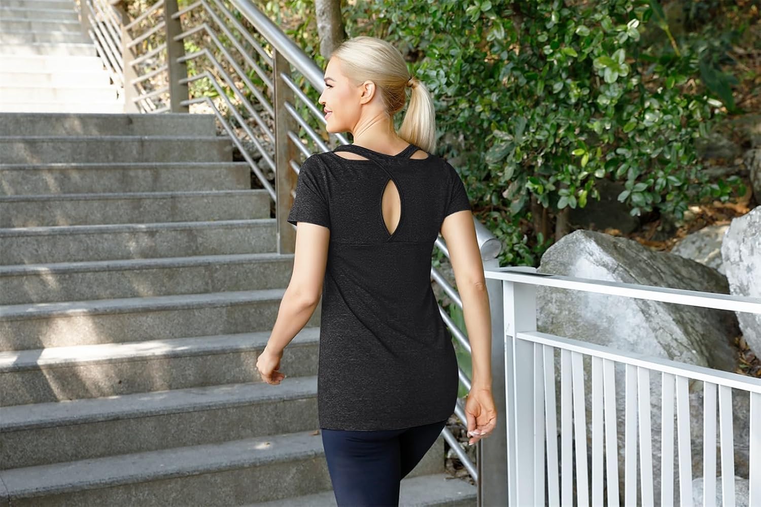 Detalle 2 de iClosam tunic gym top, quick-dry S