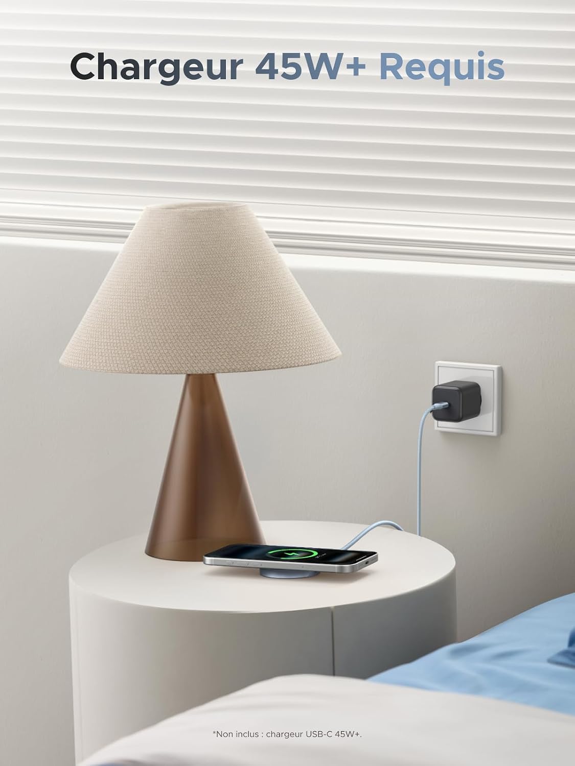 Detalle 2 de UGREEN MagFlow Qi2 25W Chargeur MagSafe 25W