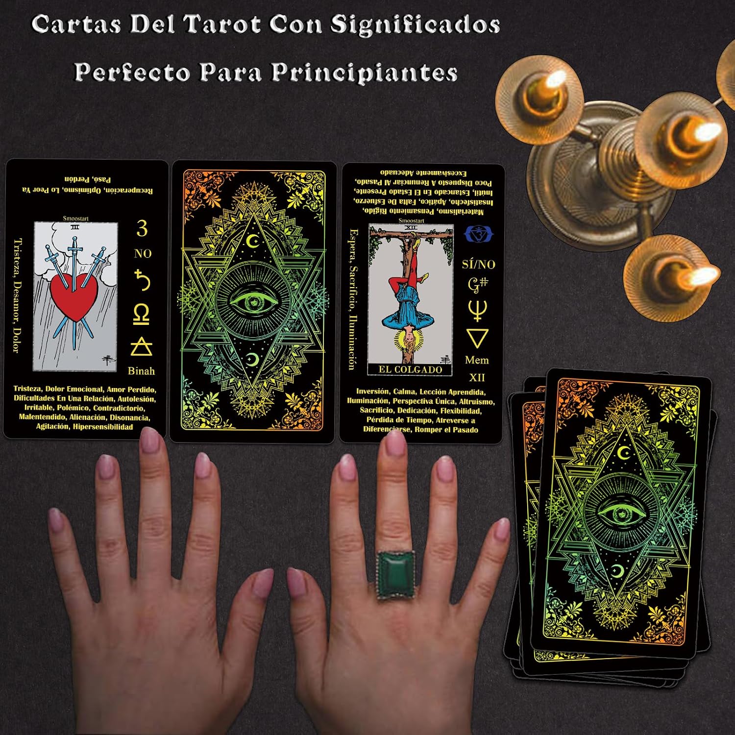 Detalle 2 de Smoostart Cartas Tarot Español para Principiantes 🔮