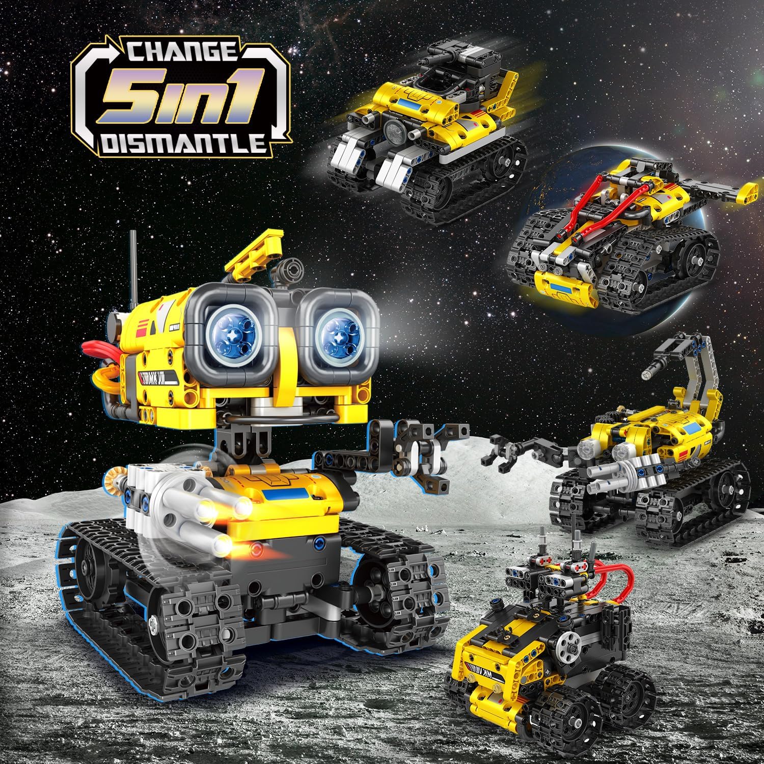 Thumbnail 5 de CUBIMANA Technik Roboter 560 Stück 🤖