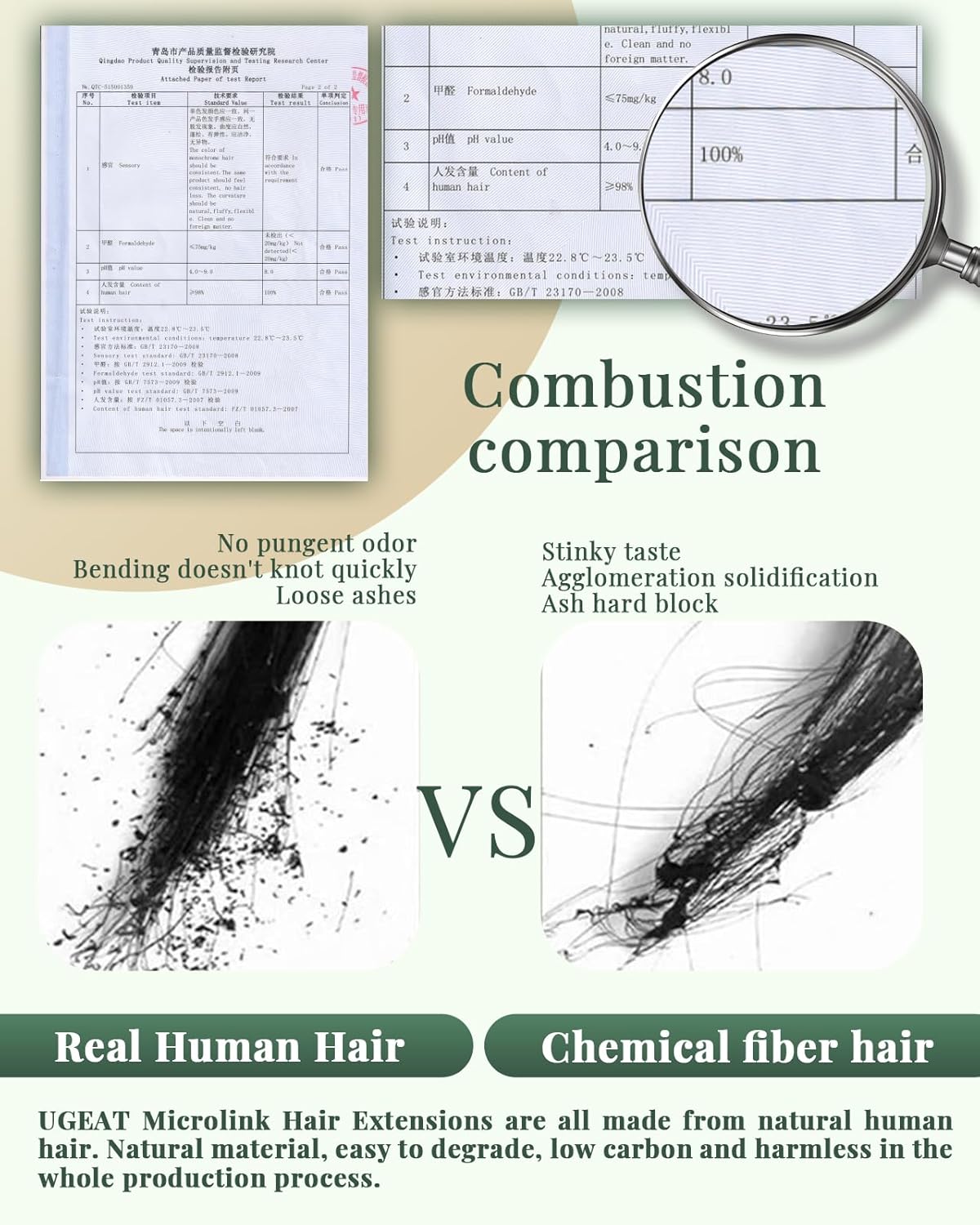 Thumbnail 4 de Ugeat Micro Link Hair Extensions (Balayage) — Light Brown Mix Platinum Blonde, Remy Human Hair