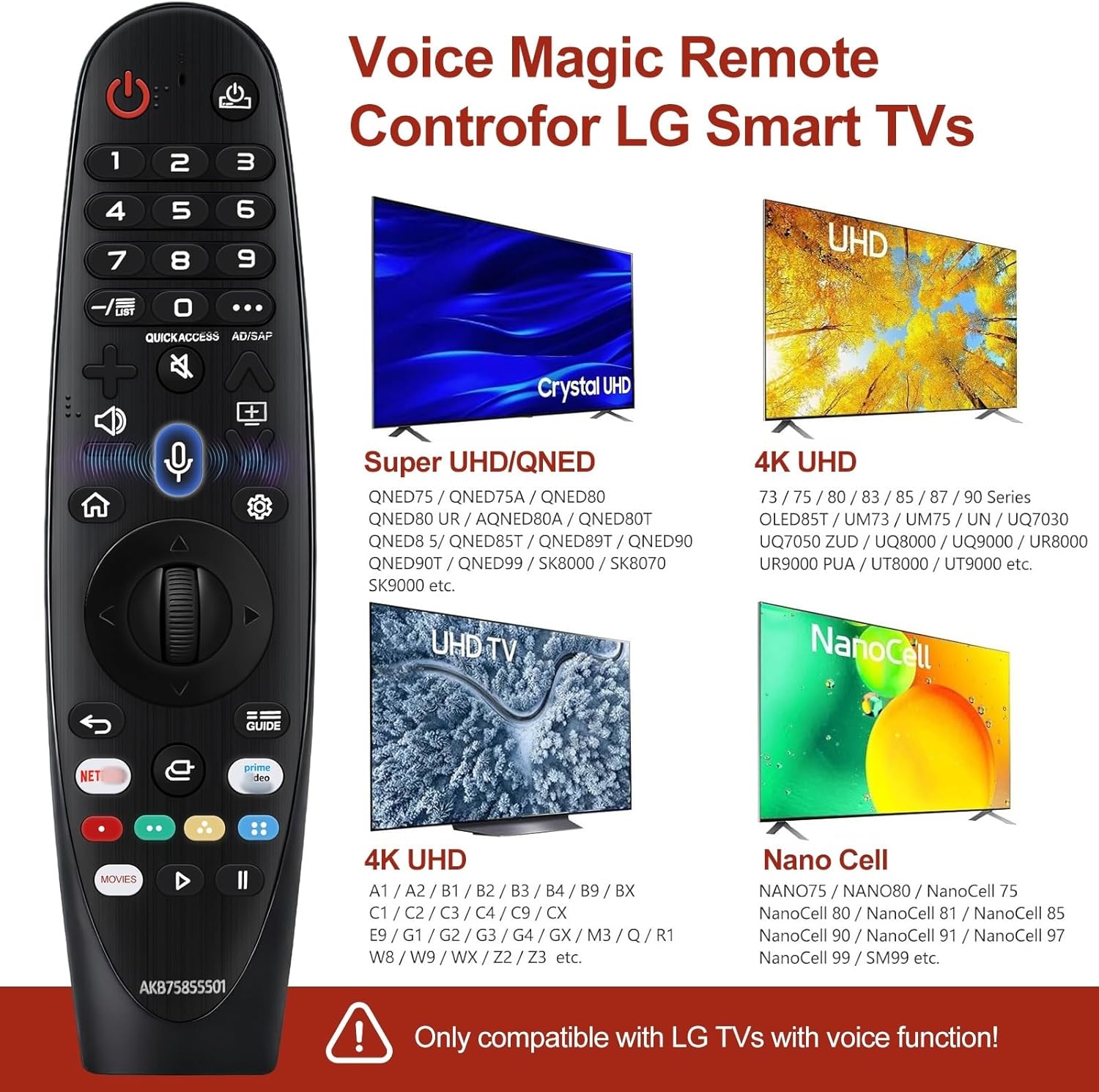 Thumbnail 1 de LG Magic Remote MR20GA Replacement