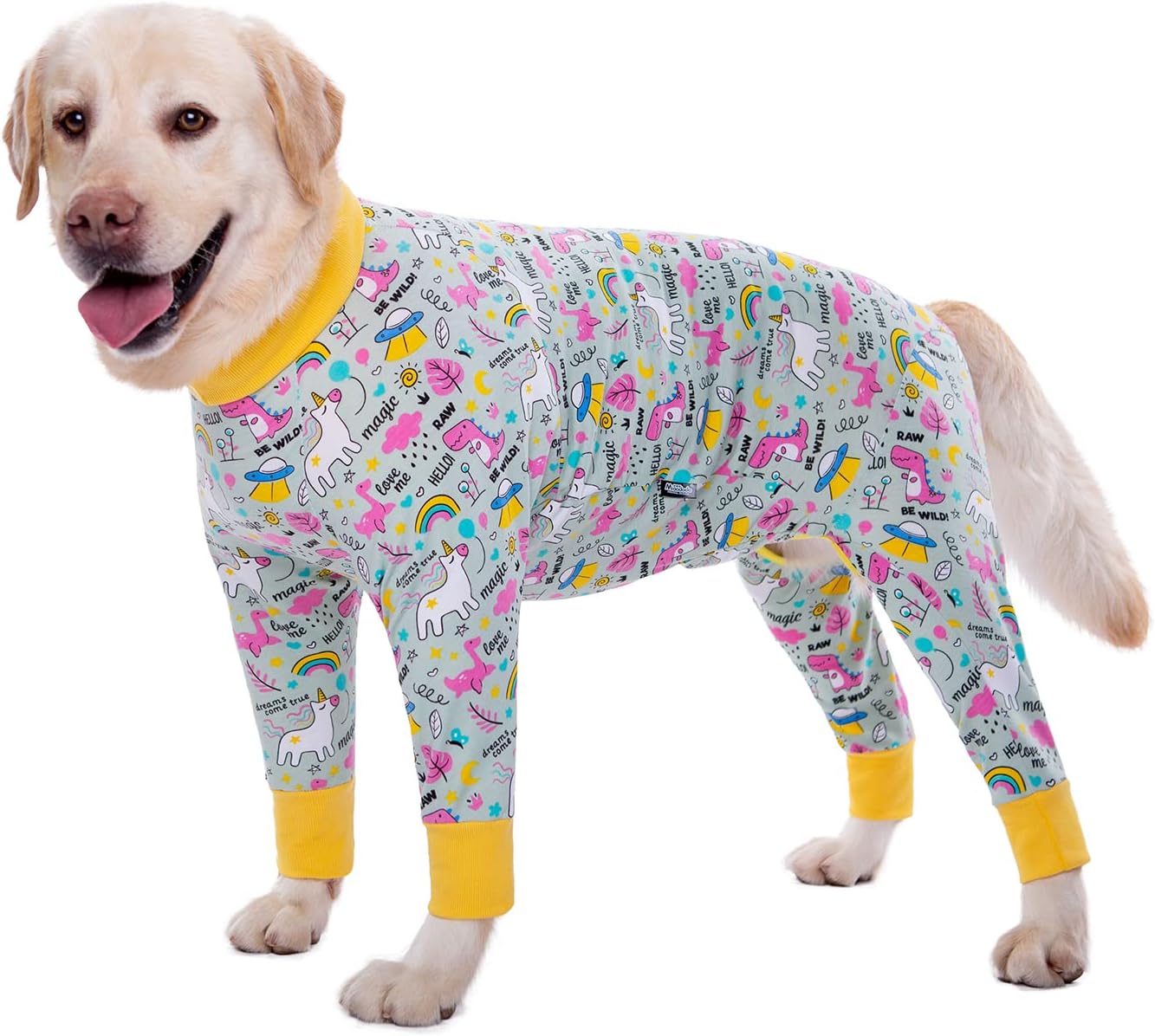 Detalle 2 de BT Bear Large Dog Clothes Recovery Suit Onesie (Elastic Dog Jumpsuit)