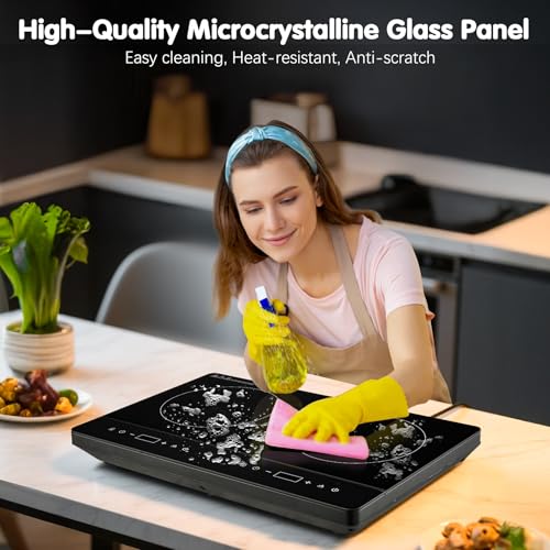 Thumbnail 8 de KICHPOWER Double Induction Hob: Portable 2-Zone Cooker with Independent Touch Controls