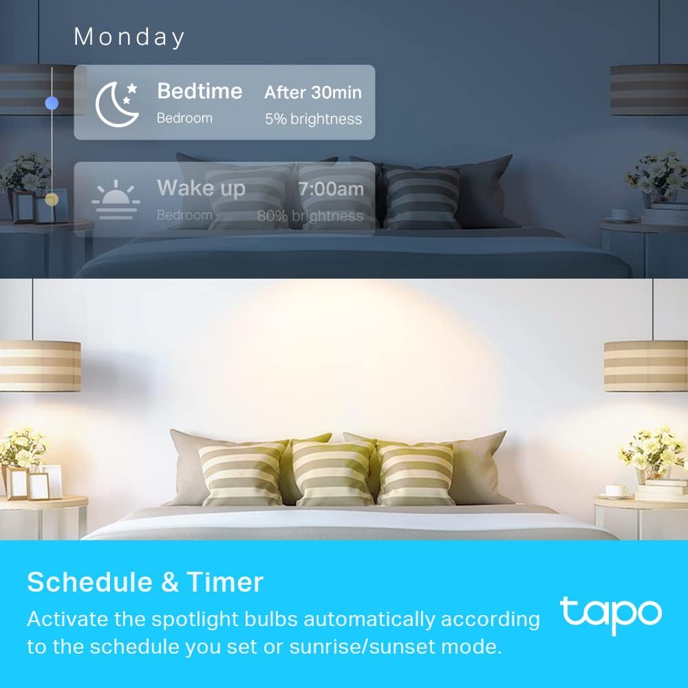 Thumbnail 6 de Tapo L610 GU10 Smart Spotlight 4-Pack 1–100% dimmable