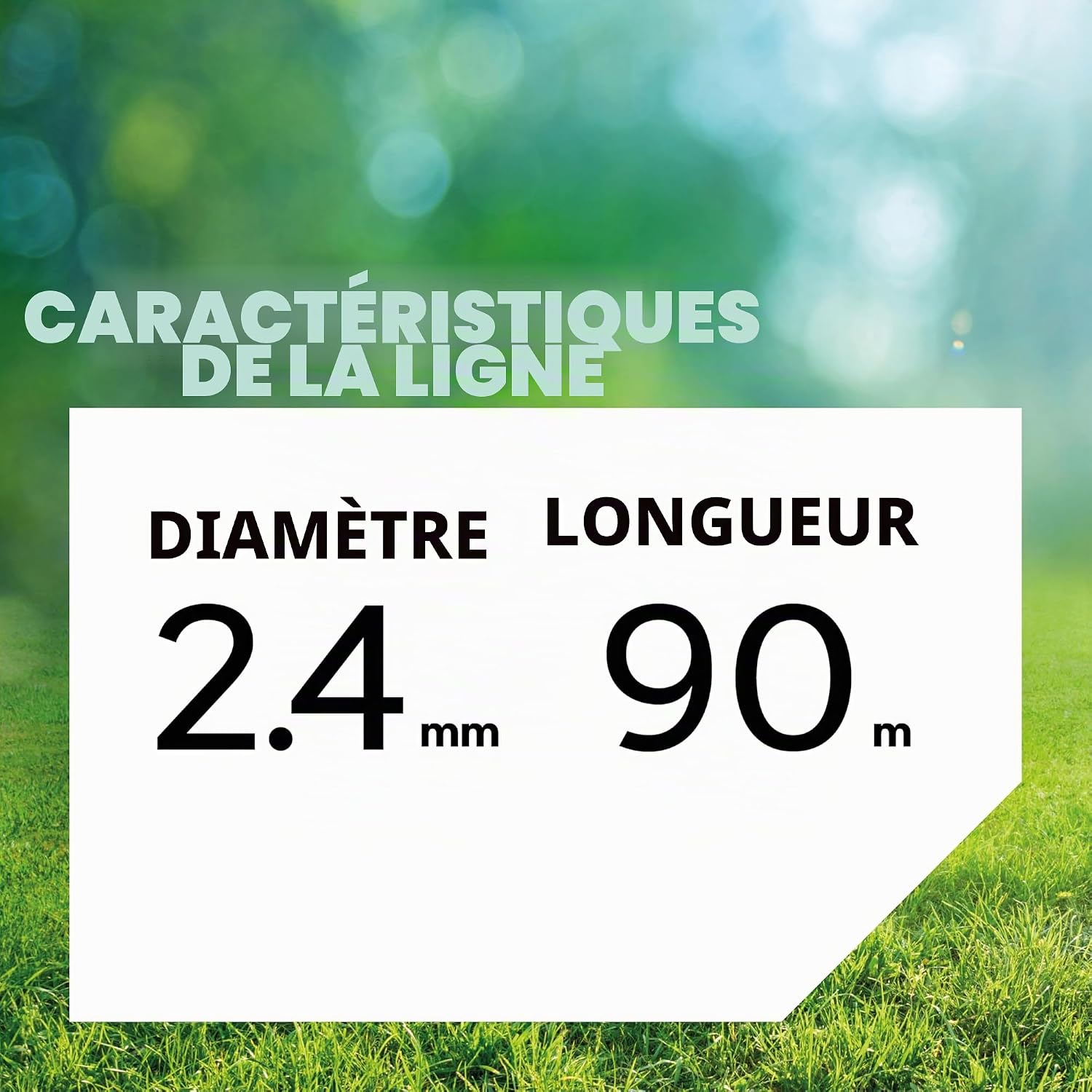 Detalle de Oregon Fil de débroussailleuse Nylon Étoile 2.4 mm x 90 m (104883E) – performance et polyvalence