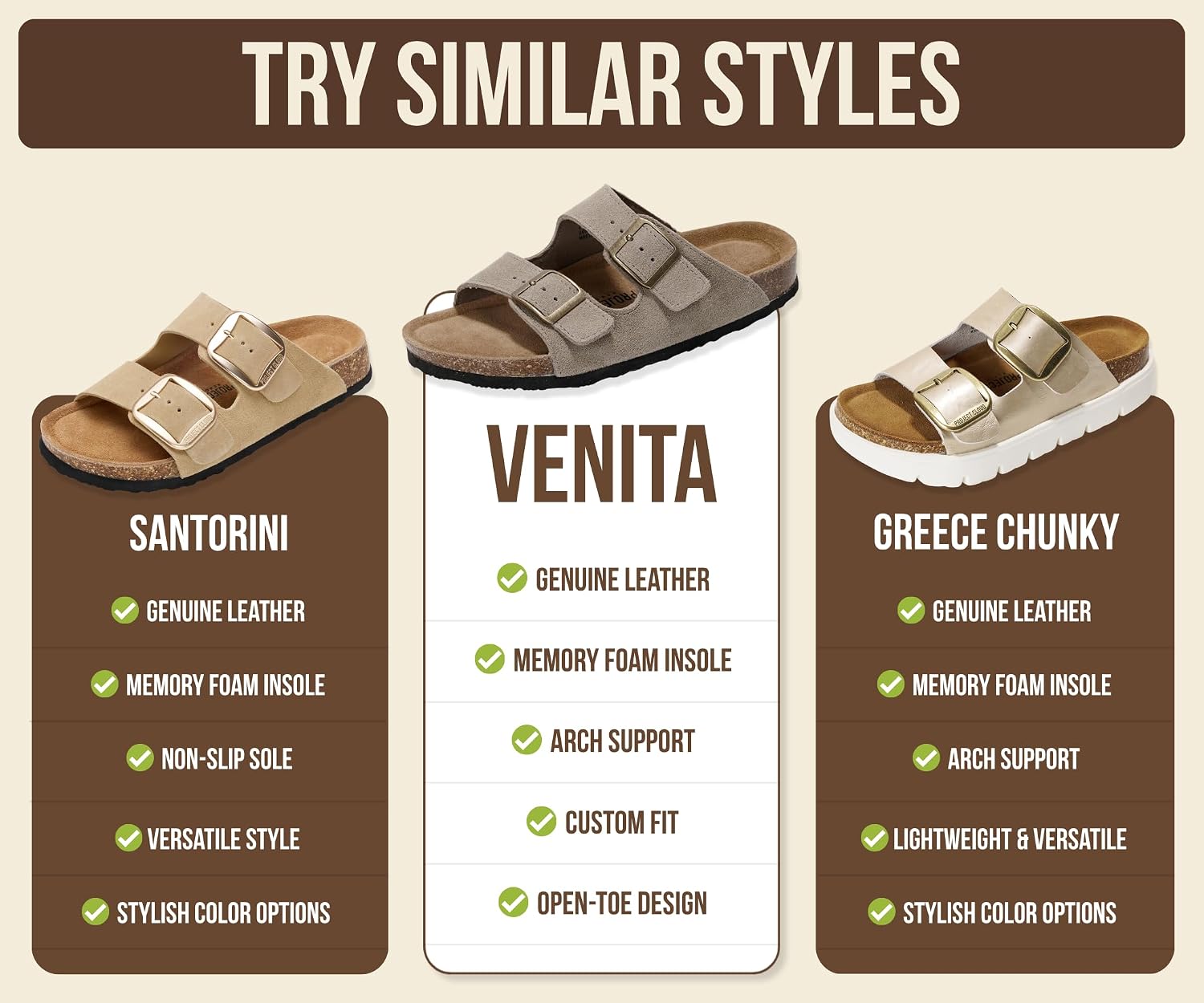 Thumbnail 4 de Project Cloud Genuine Leather Women's Sandals 2026 👡