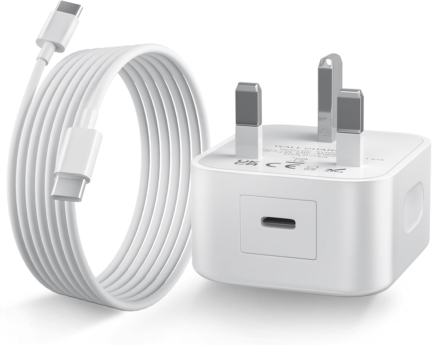 Detalle de 20W USB-C charger with 2m cable