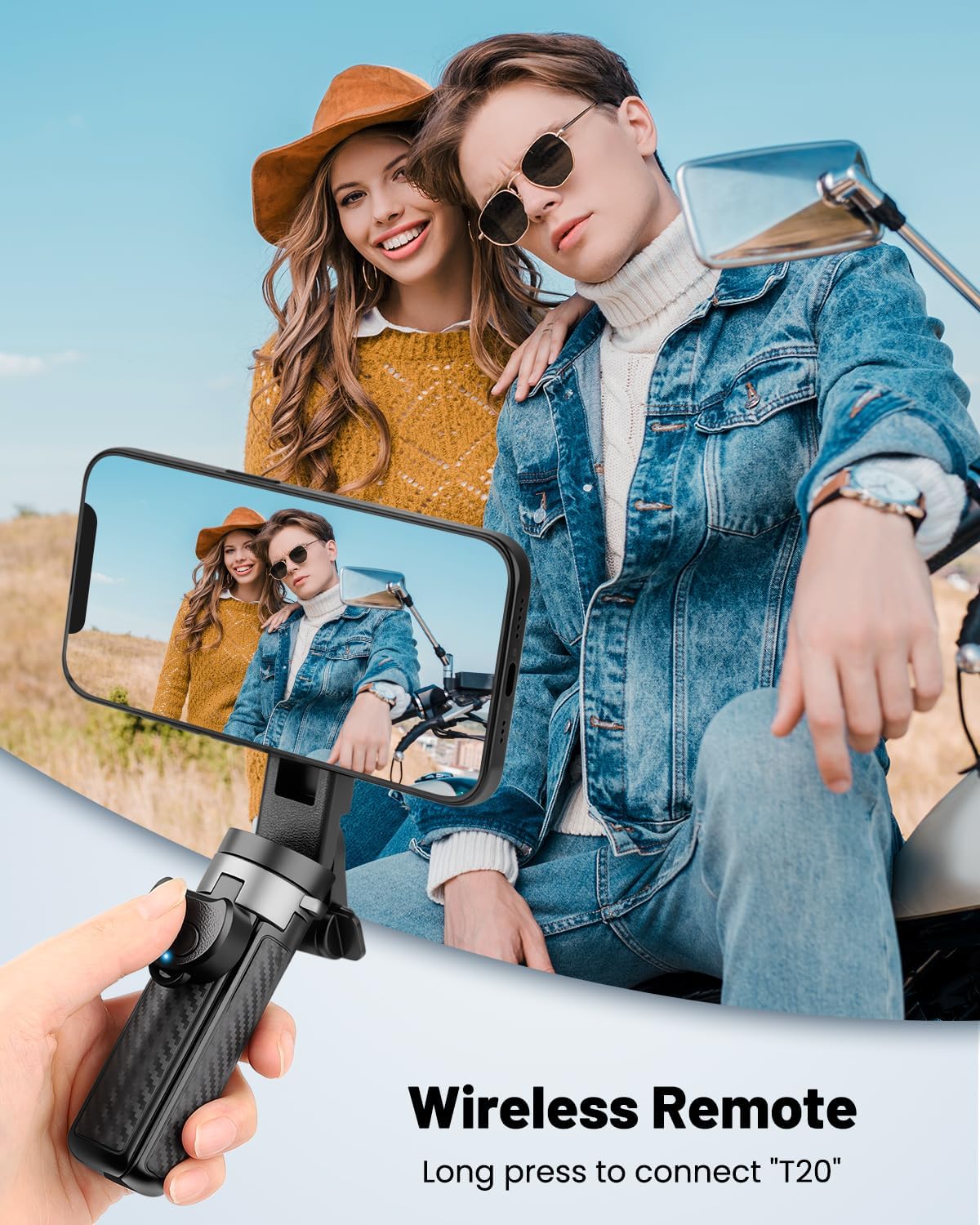 Thumbnail 5 de Victiv Magnetic Selfie Stick for iPhone (Mini Portable 4-in-1) with Magsafe Tripod & Remote