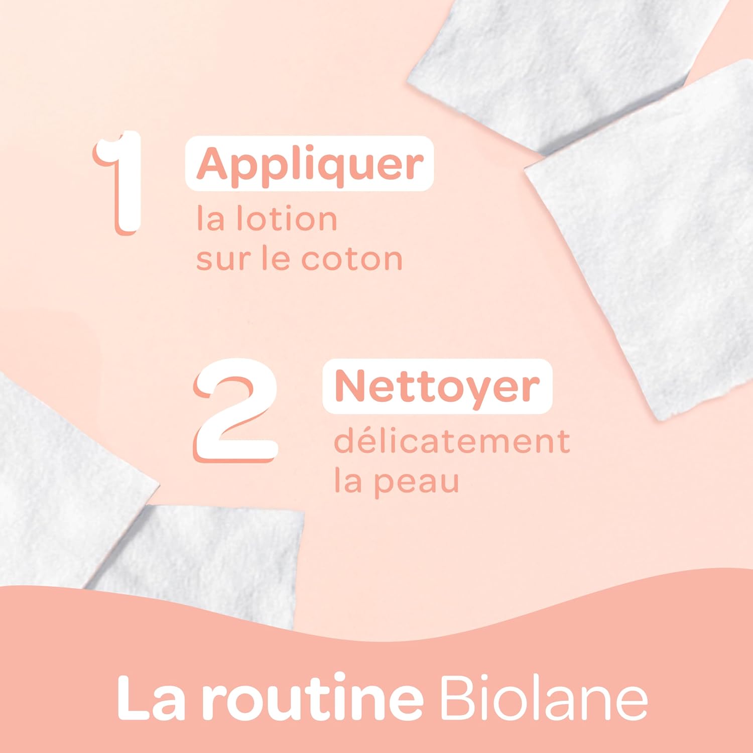 Thumbnail 3 de BIOLANE Soft Cotton Pads for Baby – 150 x 100% Organic Cotton, Made in France