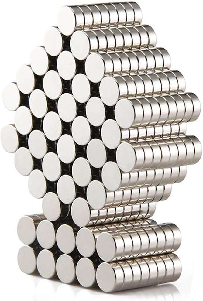 DIYMAG 300 PCS Refrigerator Magnets 6x2 mm 🧲