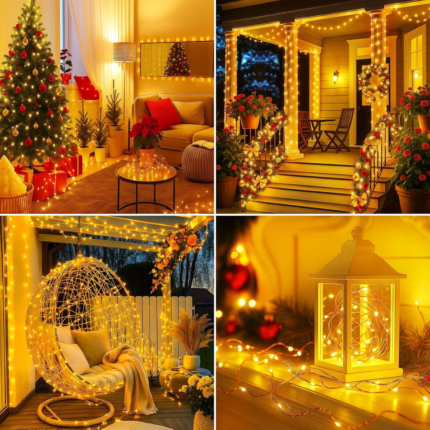 Thumbnail 6 de btfarm TL04-2AR Fairy Lights, 66 ft, 200 Warm White LEDs, Remote Control