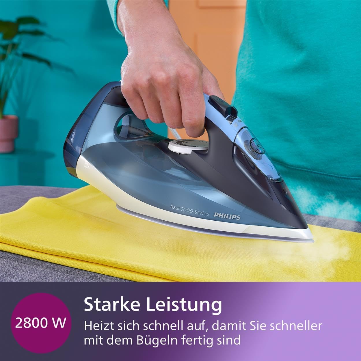 Thumbnail 5 de Philips Azur 7000 Dampfbügeleisen 2800 W