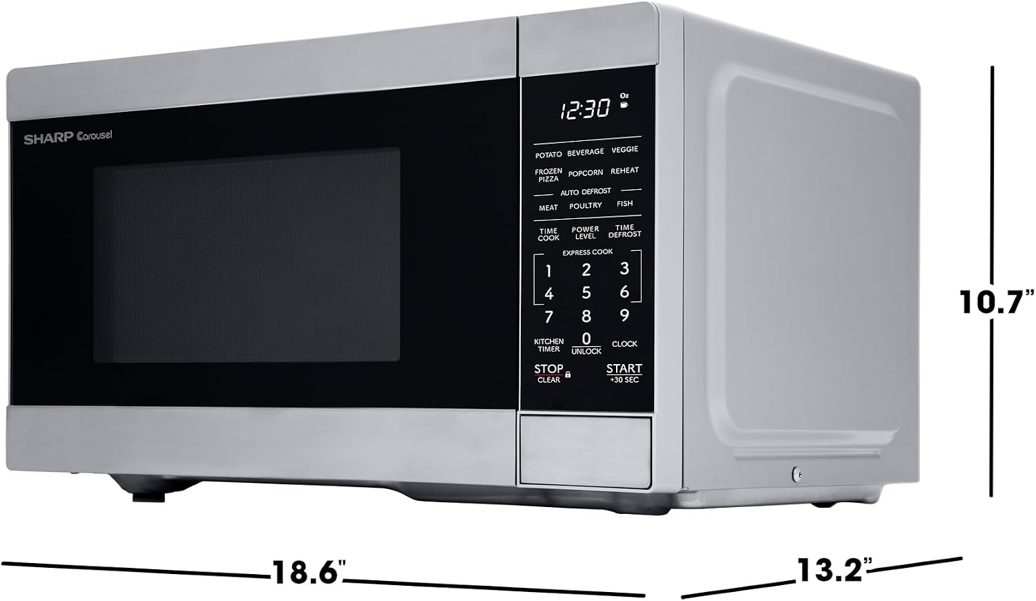 Thumbnail 6 de Sharp Countertop Microwave Oven 0.9 cu. ft.