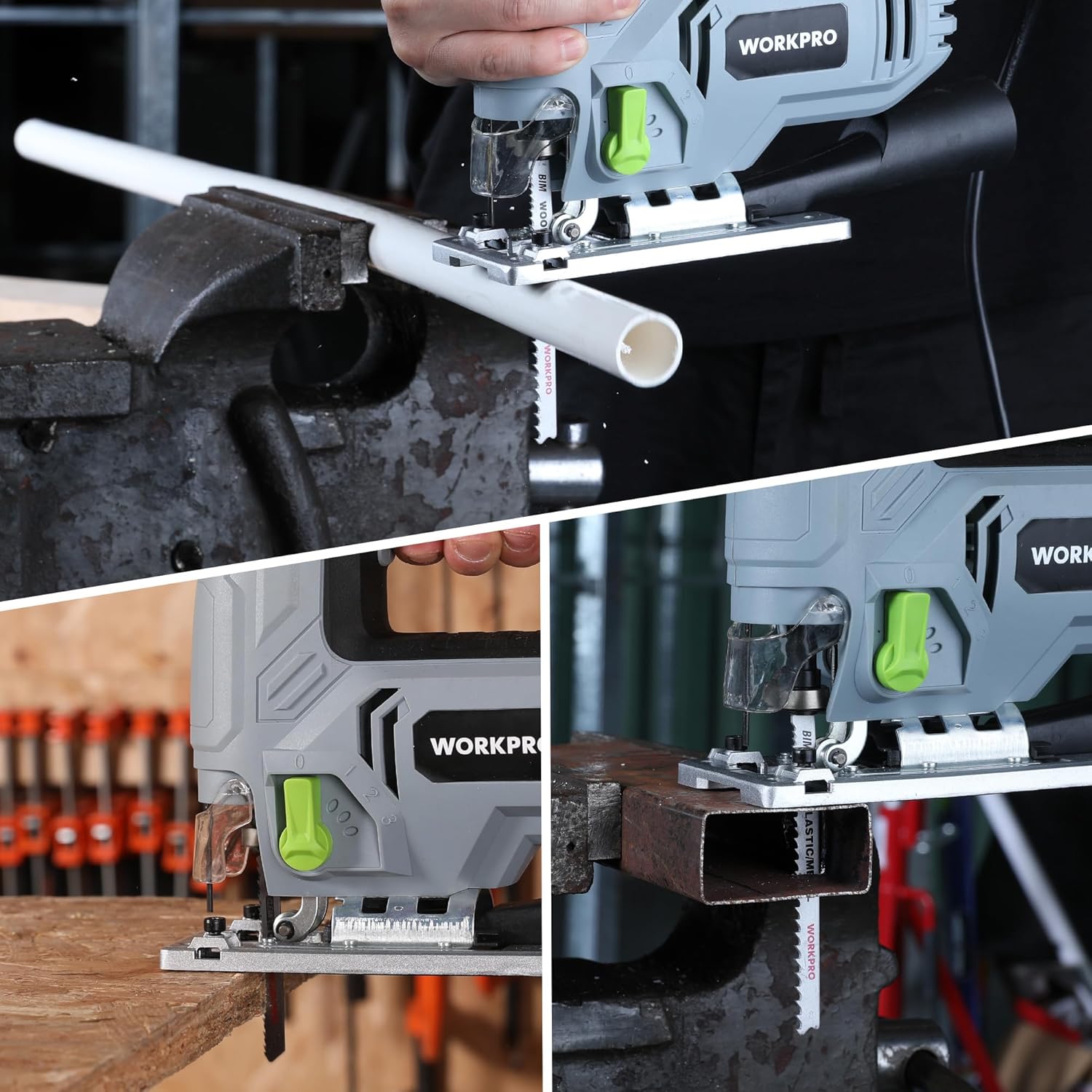 Thumbnail 6 de WORKPRO Lames de scie sauteuse T — 25 pièces