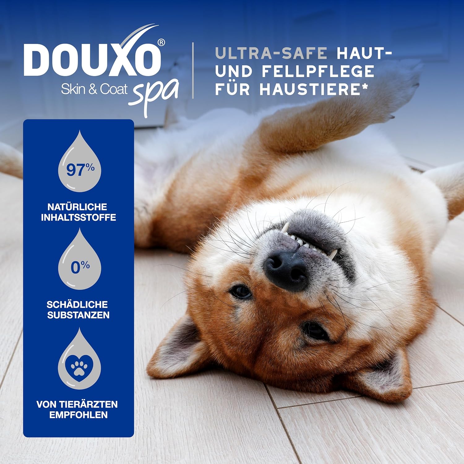 Detalle 2 de DOUXO Skin & Coat SPA – Ultra-Safe Feuchttücher für Hund und Katze, 100 Stück