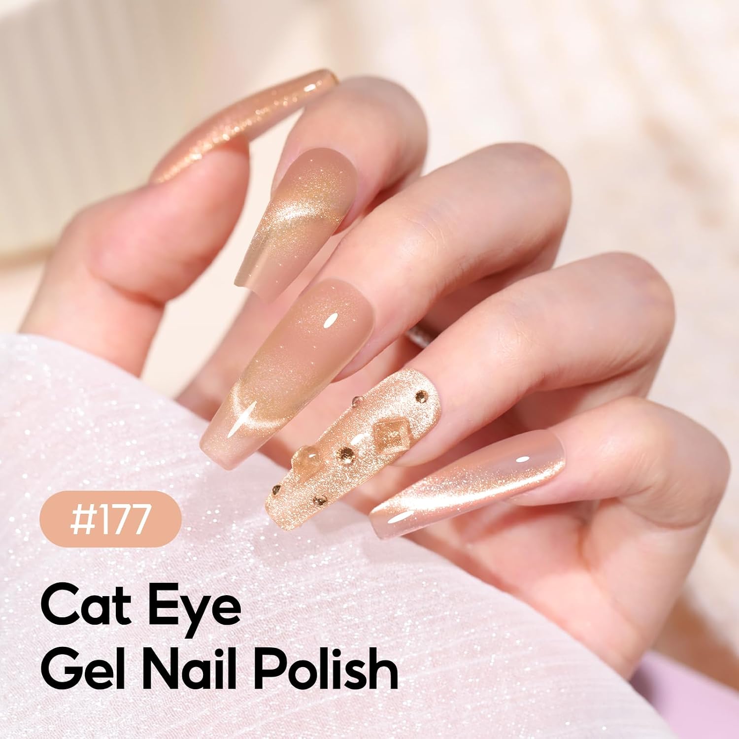 Detalle 2 de PEACECOLOR Cat Eye Gel-Lack UV 10 ml