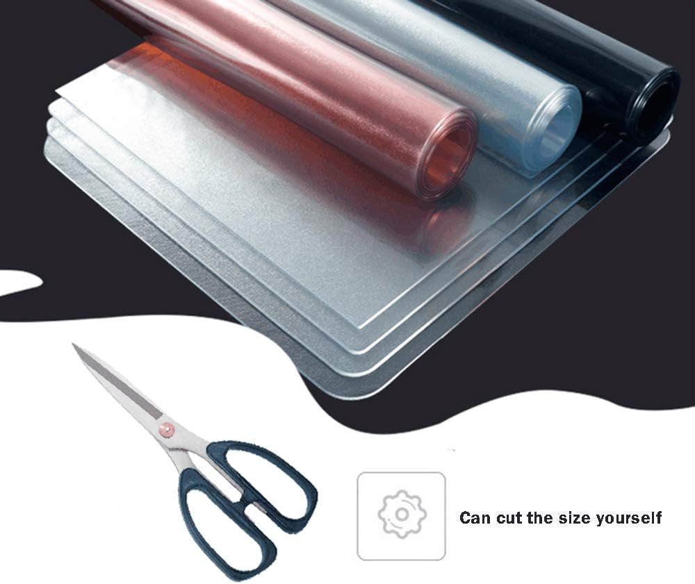 Detalle de VITA FELICE PVC Table Protector: Heavy-Duty Clear 100x180 cm