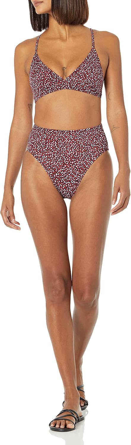 Detalle de Amazon Essentials Women's High Waist High Leg Bikini Bottom