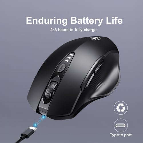 Detalle de Uineer Ratón Bluetooth 4.0/5.0 🖱
