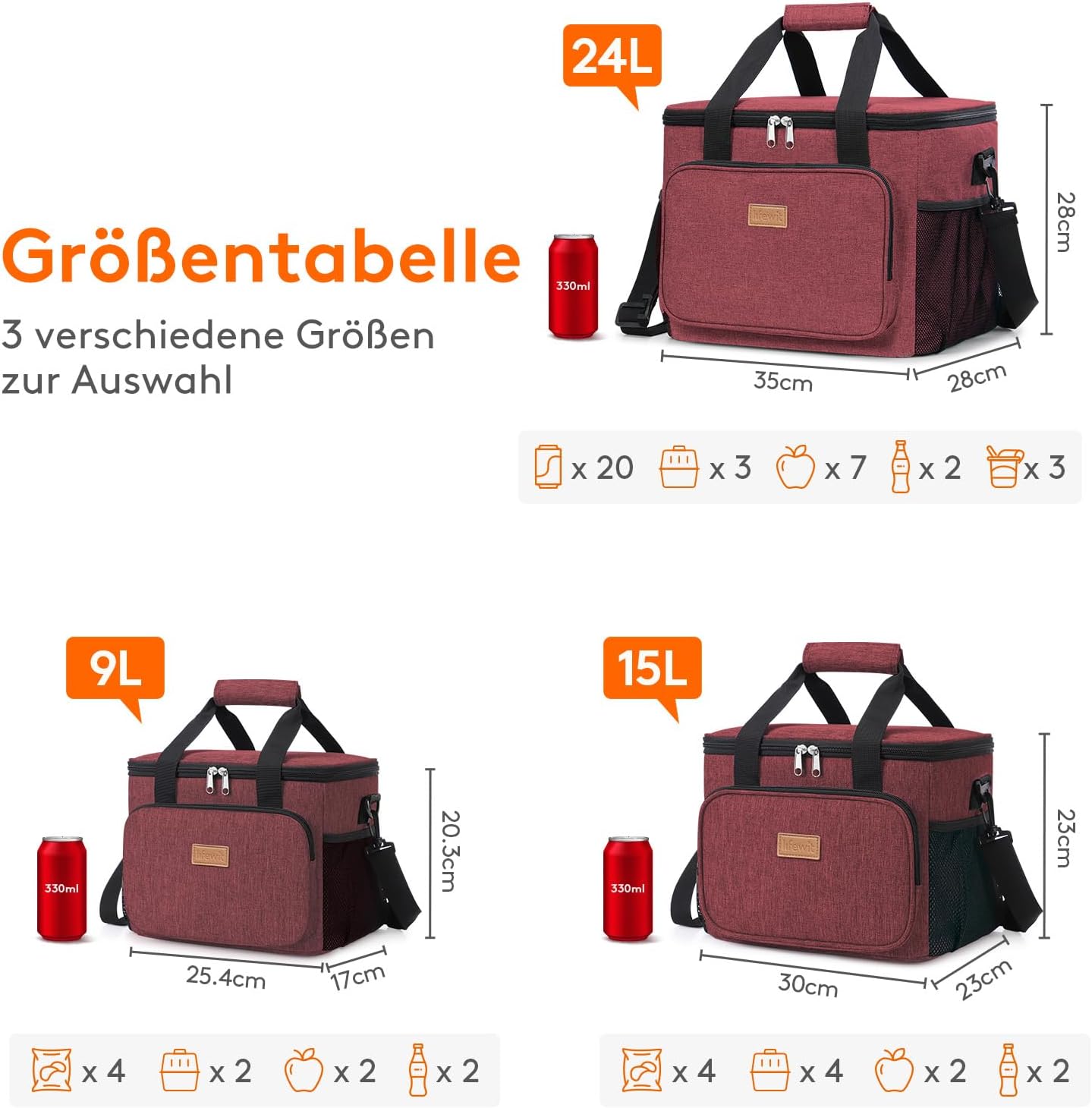Thumbnail 3 de Lifewit 24L Kühltasche kompakt