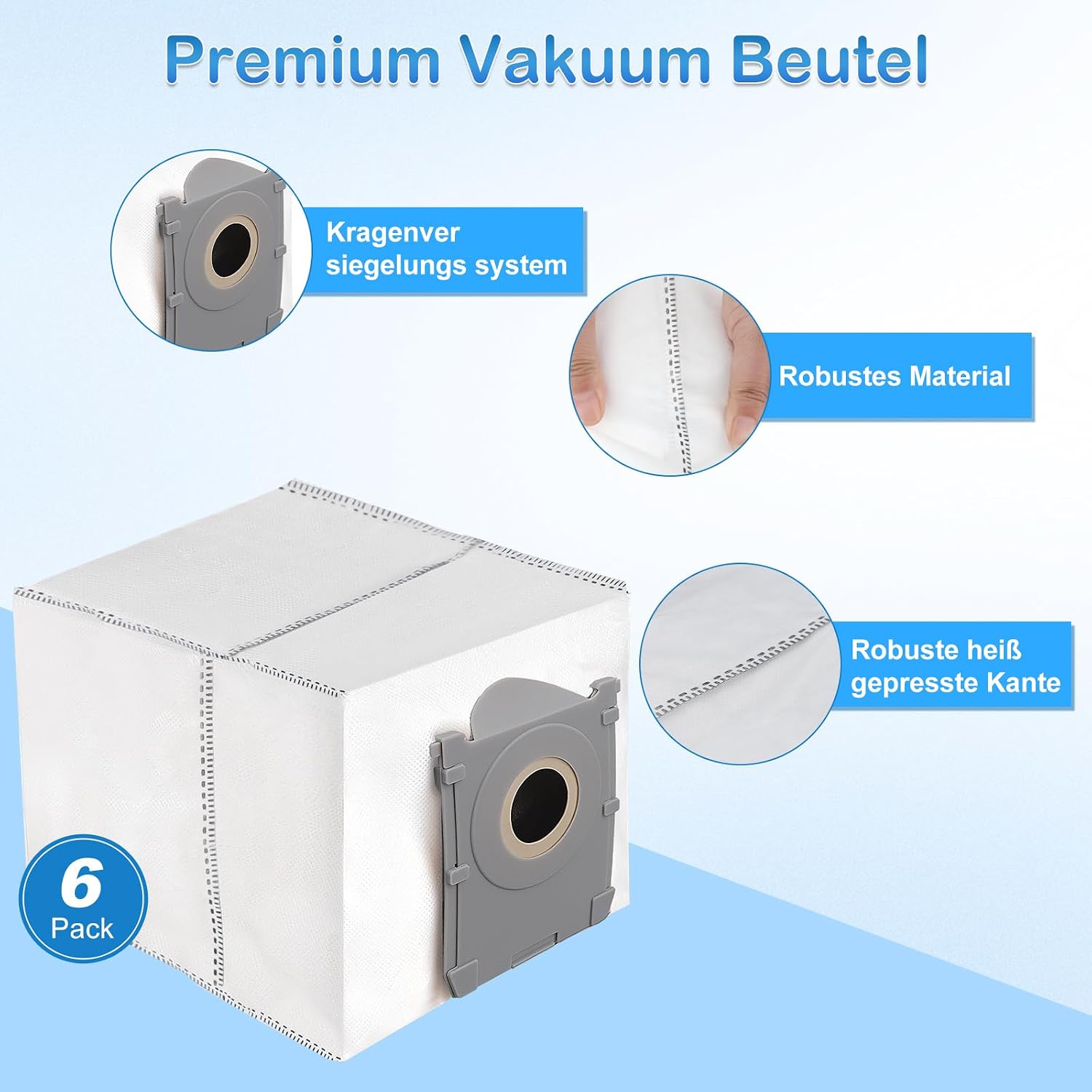 Thumbnail 5 de Estelife X8 Pro Omni Zubehörset für Ecovacs Deebot X8 Pro Omni – Komplettset mit Hauptbürste, Borstenbürste, Staubbeuteln, HEPA-Filtern und Seitenbürsten