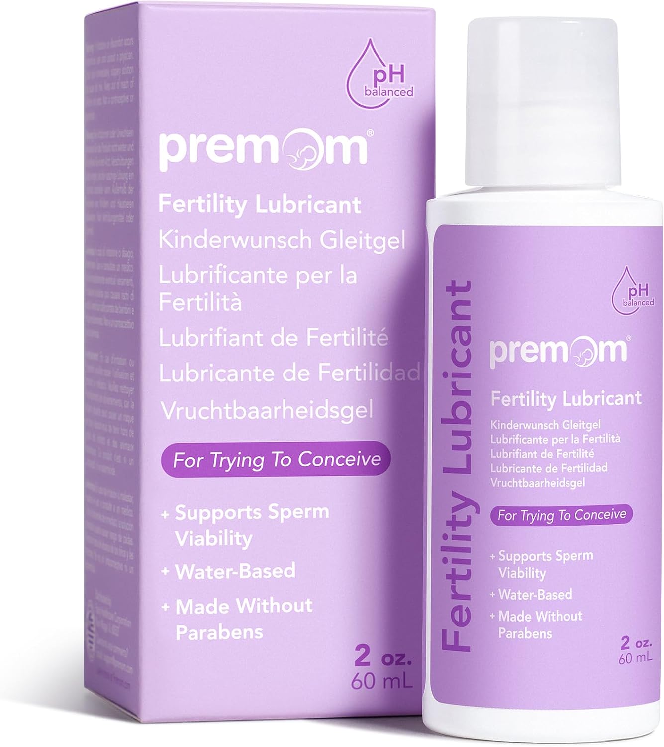 Detalle de Premom Lubricante de Fertilidad 60 ml