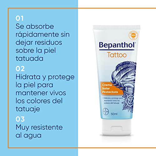 Thumbnail 4 de Bepanthol Tattoo Crema Solar SPF50 🌞 Protección para Tatuajes 50 ml