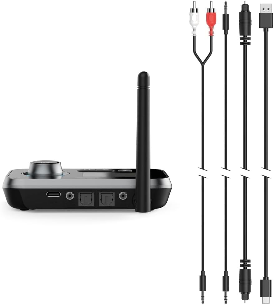 Thumbnail 6 de Hama Link.it Duo : émetteur/récepteur Bluetooth 2 en 1 pour TV stéréo (USB-C, jack 3,5 mm, fibre optique, multipoint)