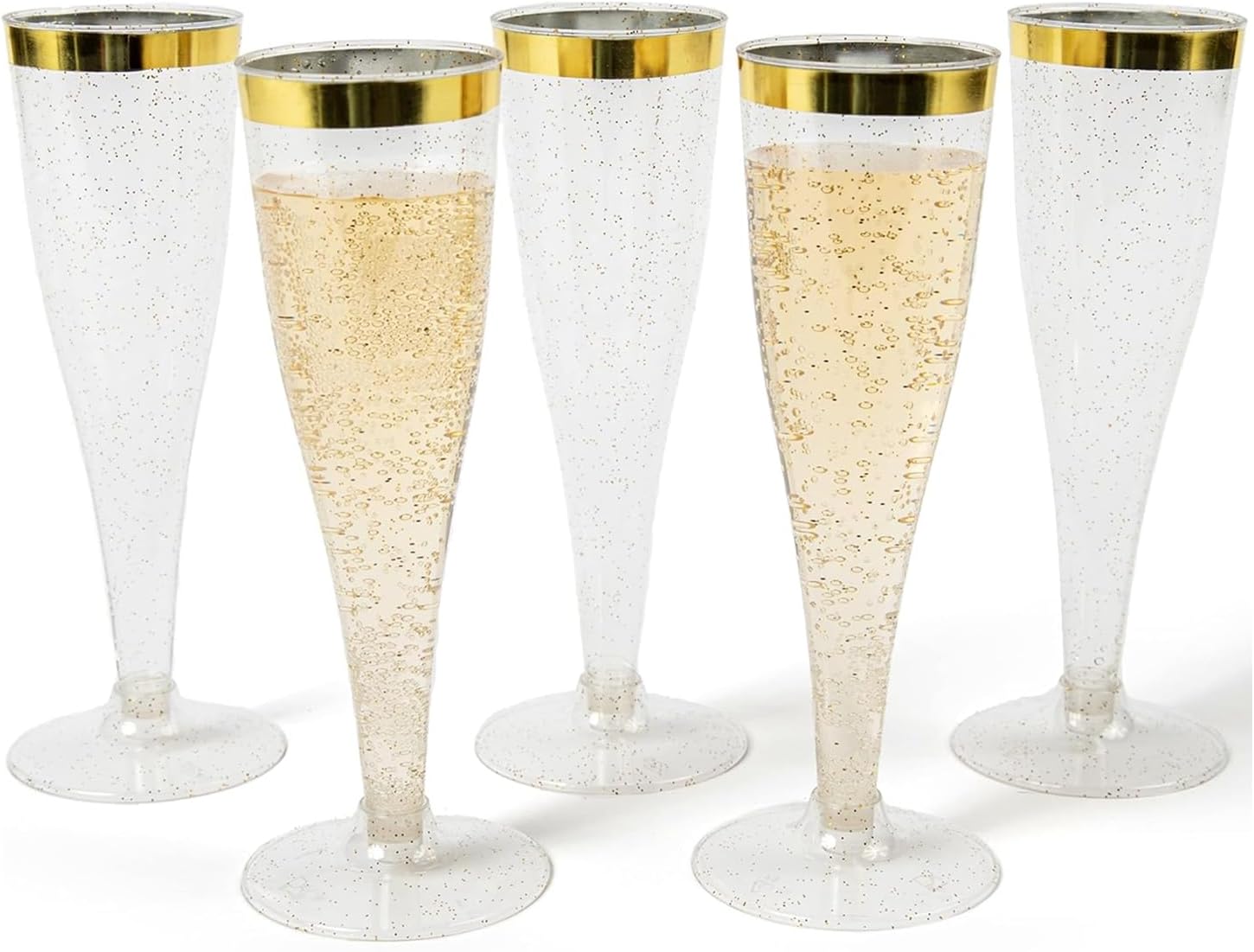 Detalle de Prestee Disposable Champagne Flutes, 4.5 oz