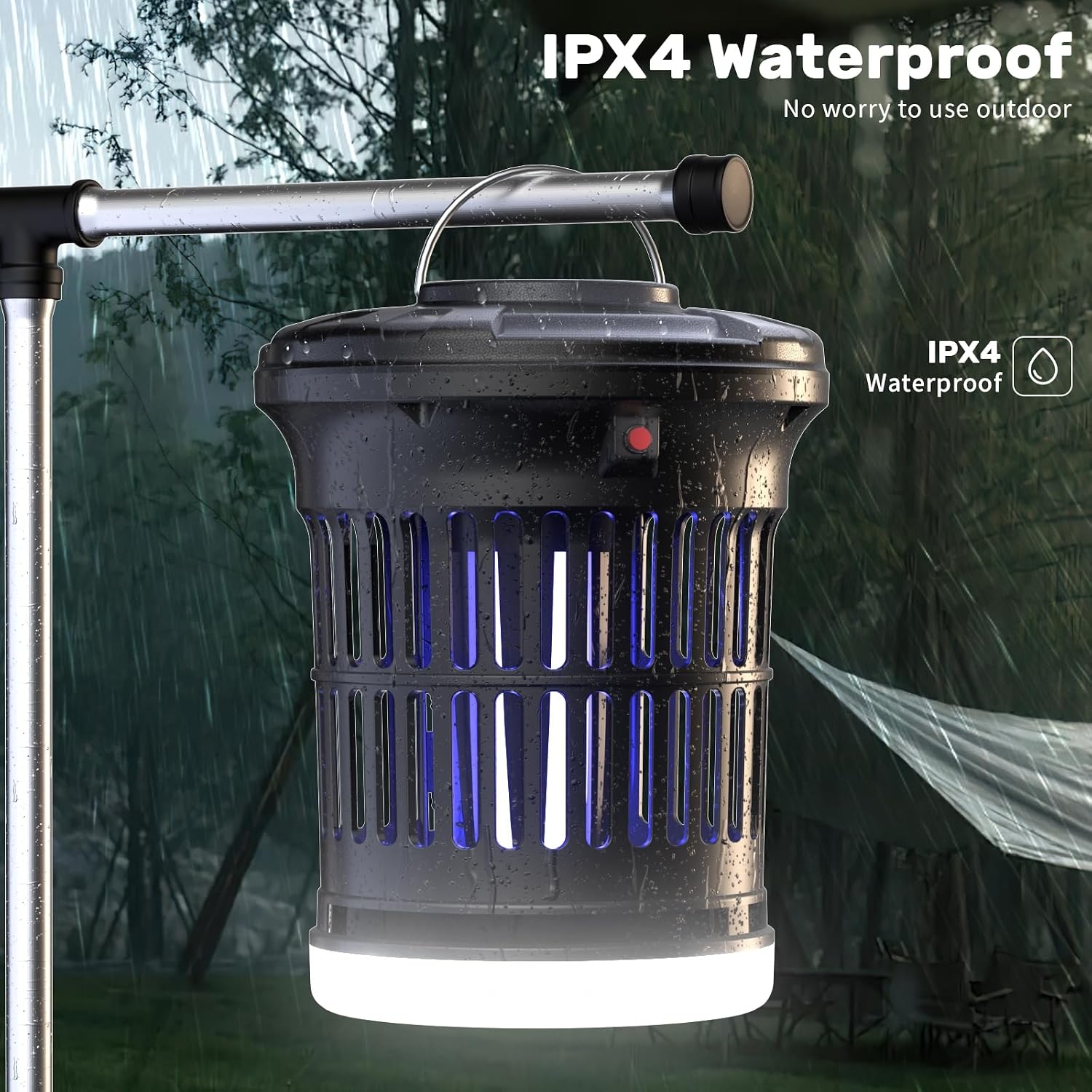 Thumbnail 4 de 2-in-1 LED Mosquito Killer Lamp with 30W UV Zapper — IPX4, 1500 sq ft