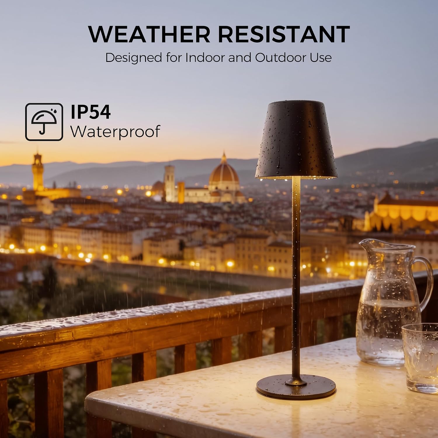 Detalle de UPXNBOR 2 Pezzi Lampada da Tavolo Senza Fili in Metallo – Lampada Comodino