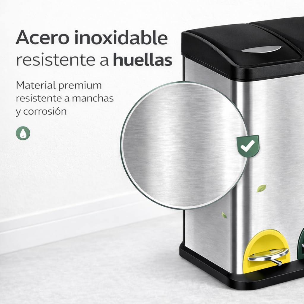 Thumbnail 5 de T-LOVENDO.ES Cubo basura reciclaje 24 L