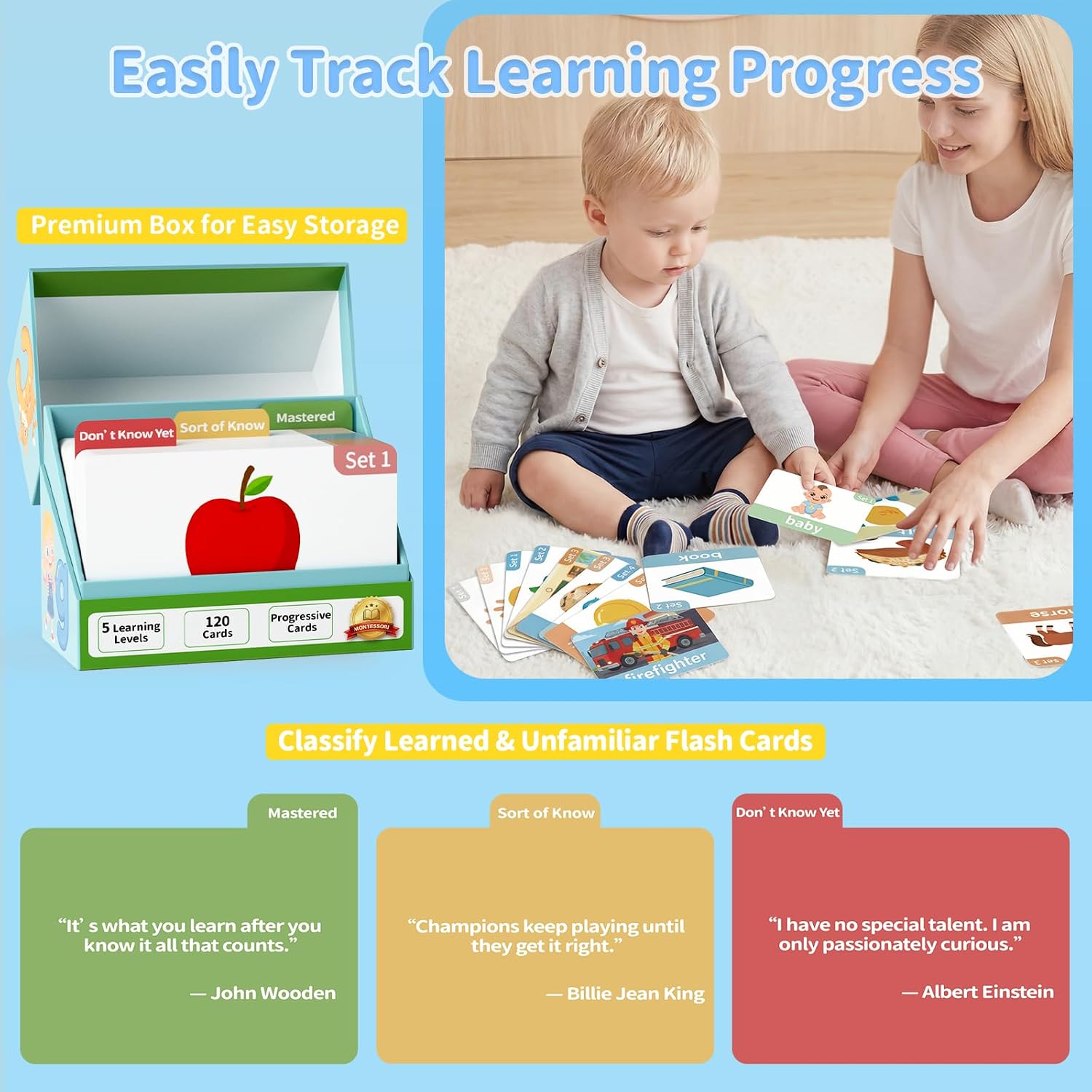 Thumbnail 3 de Draome Phonics Flash Cards for Toddlers – 120 First Words for Ages 1–3