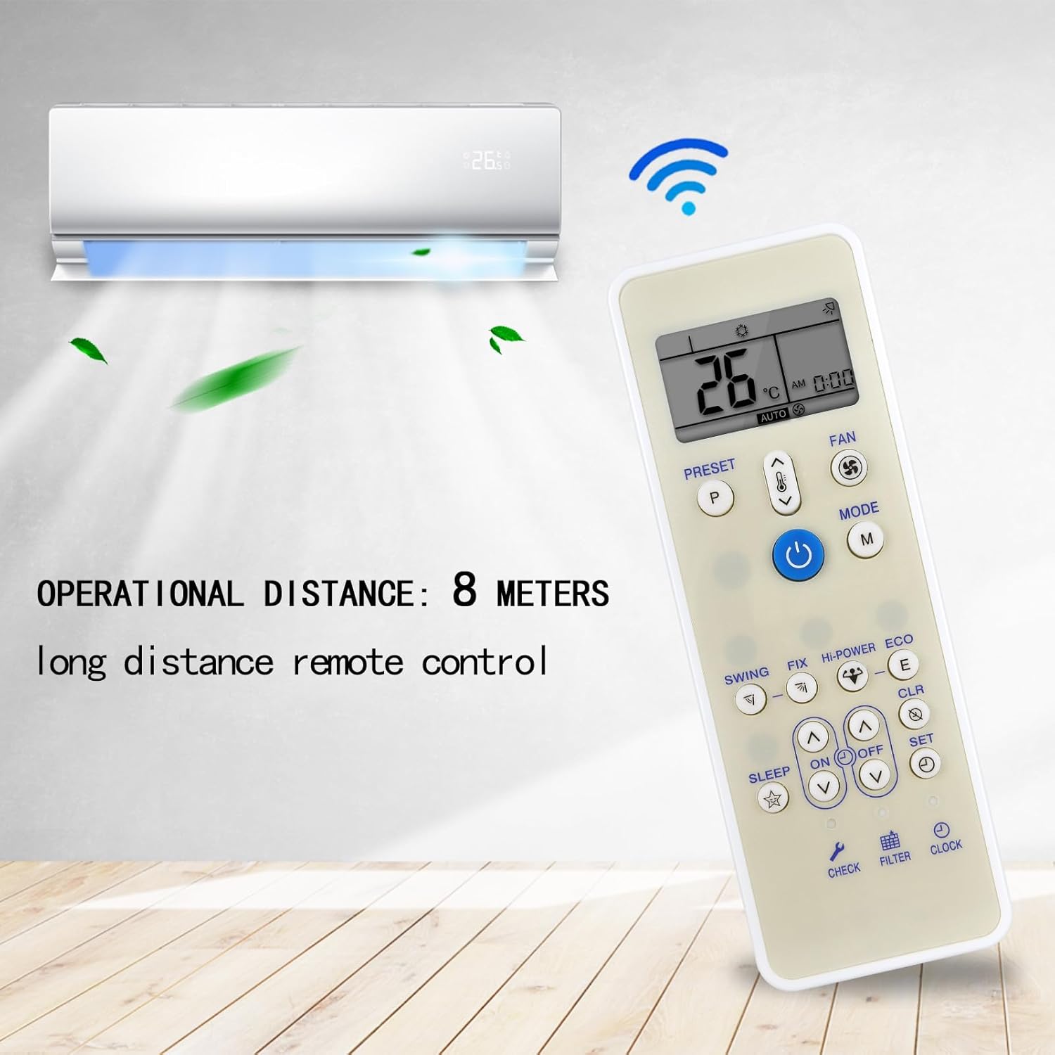 Thumbnail 4 de TCNOUMT Replacement Remote Control for Carrier/Toshiba Air Conditioners (WC-L03SE / WH-L03SE / RBC-AX32 series) – KTKL004