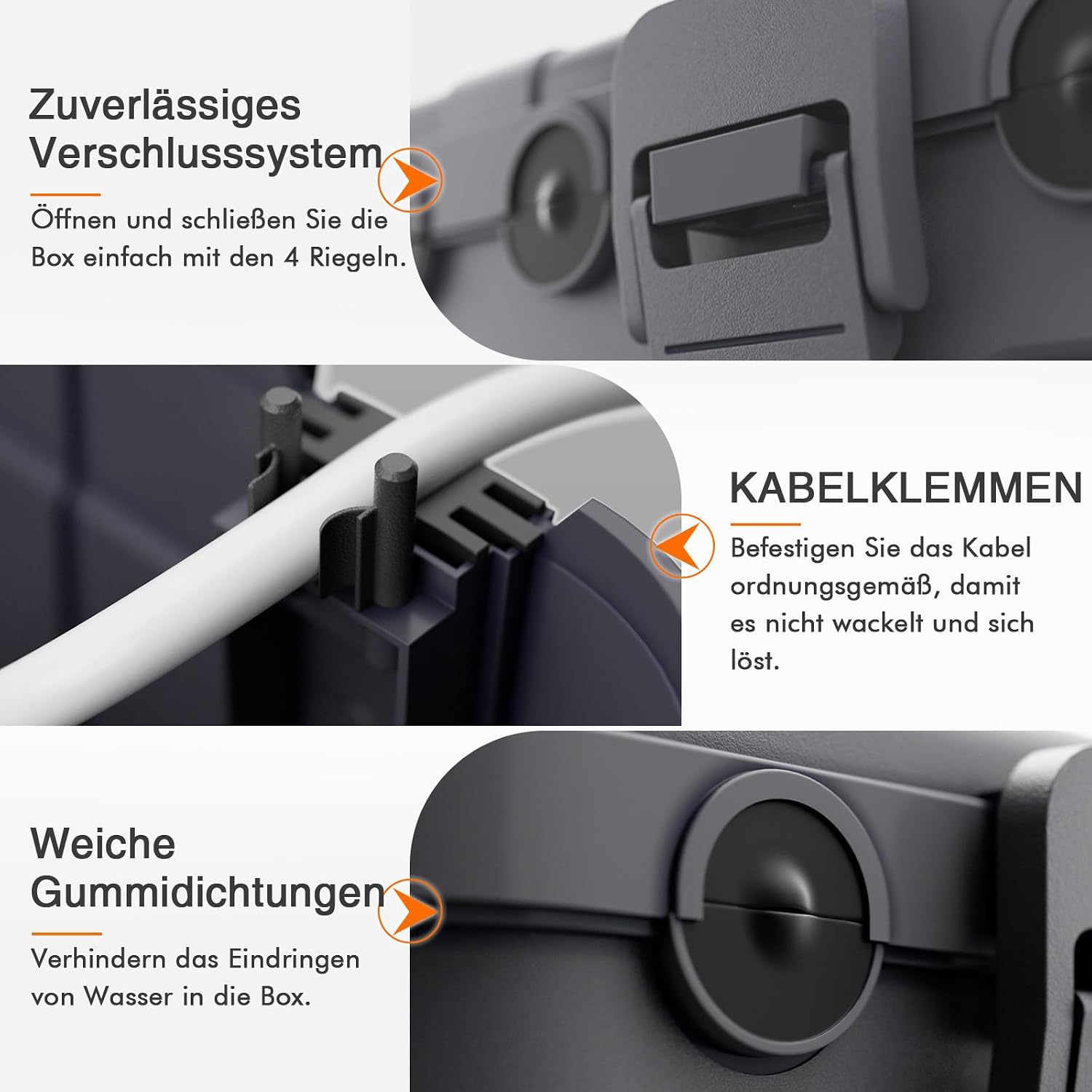 Detalle de RESTMO wasserdichte Kabelbox für IP54
