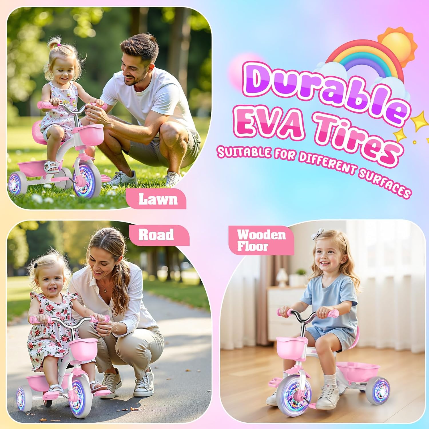 Thumbnail 6 de Kkdi Toddler Tricycle Adjustable Seat, Ages 1-5