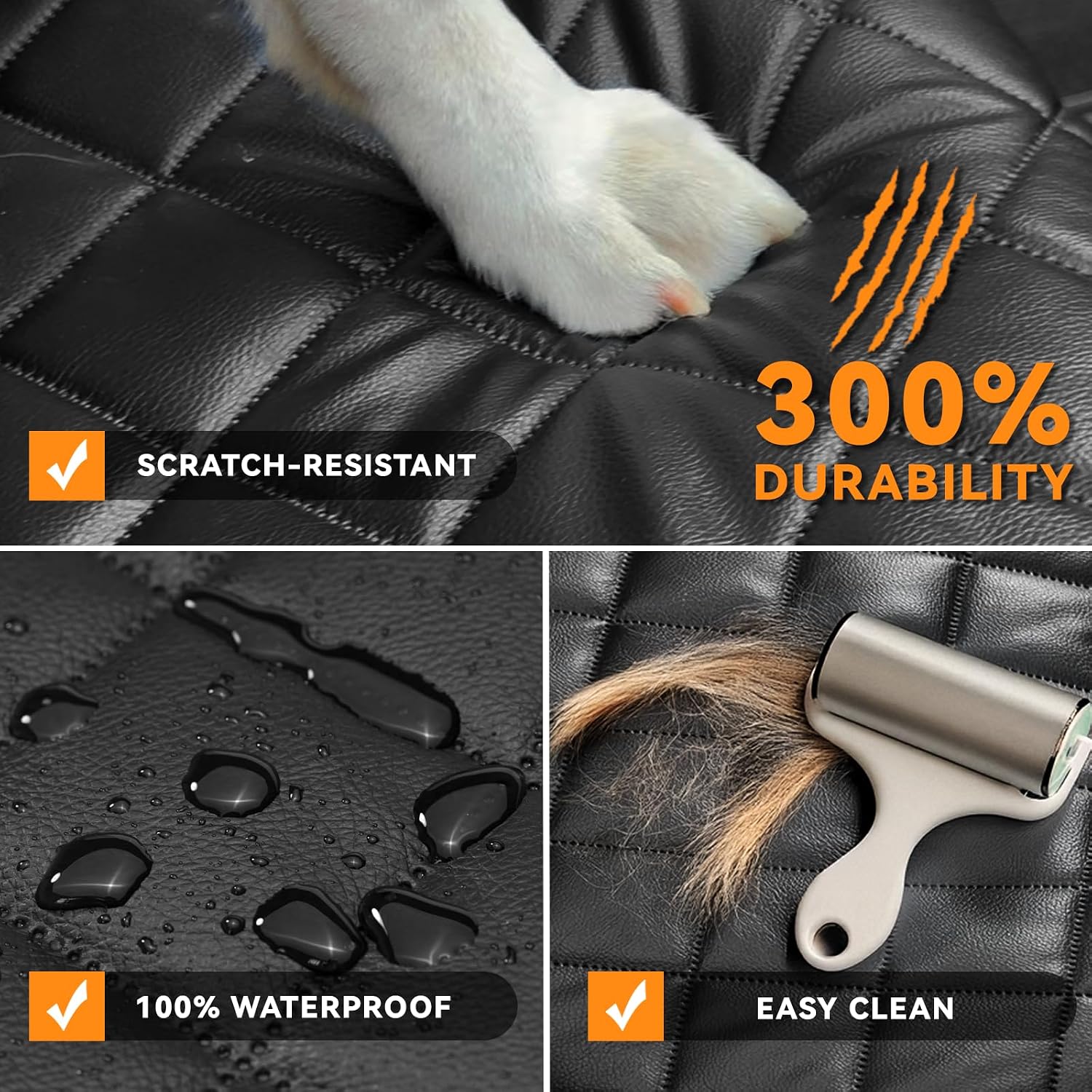 Thumbnail 5 de Dog Car Seat Cover XL PU Leather