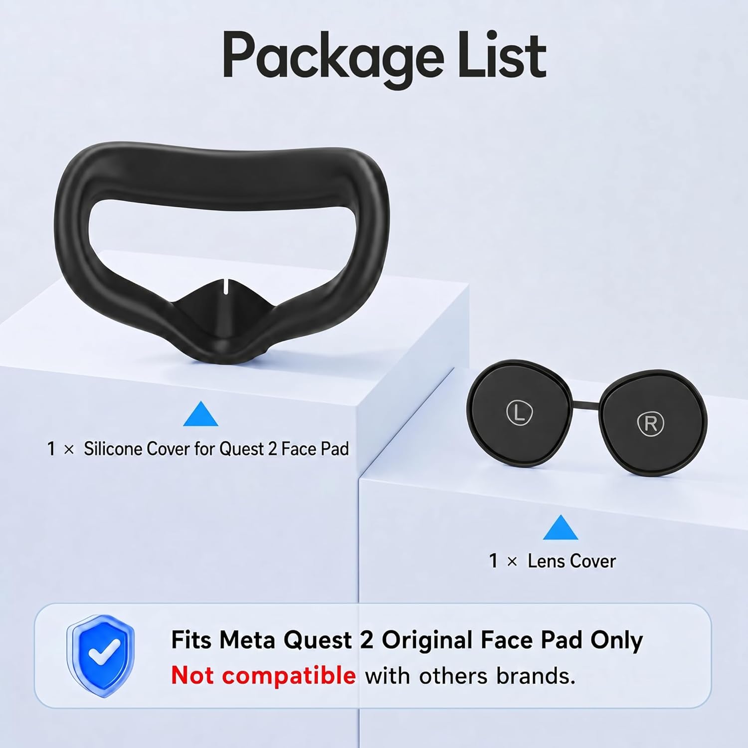 Thumbnail 4 de Meta Quest 2 Silicone Face Pad 1 Washable VR Covers