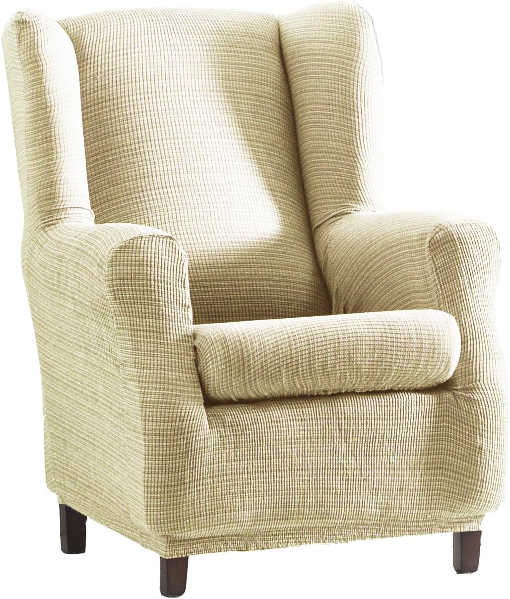 Detalle 2 de Eysa Aquiles Elastique Repose-Tête — Housse de Fauteuil en Polyester Coton, Gris, 37x29x5 cm