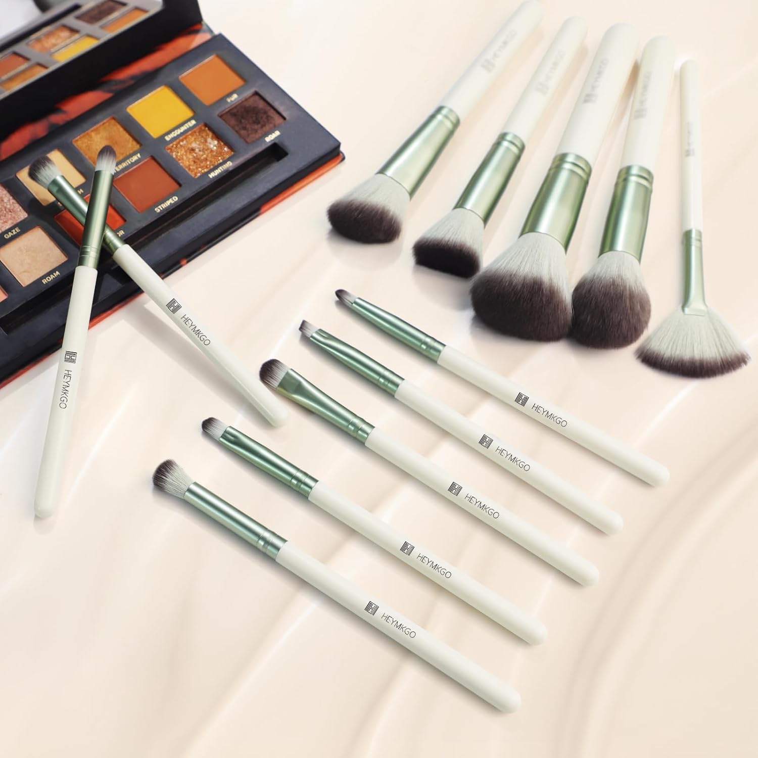 Thumbnail 6 de HEYMKGO Pinselset Makeup 12-teilig – Profi-Makeup-Pinsel mit Reisetasche