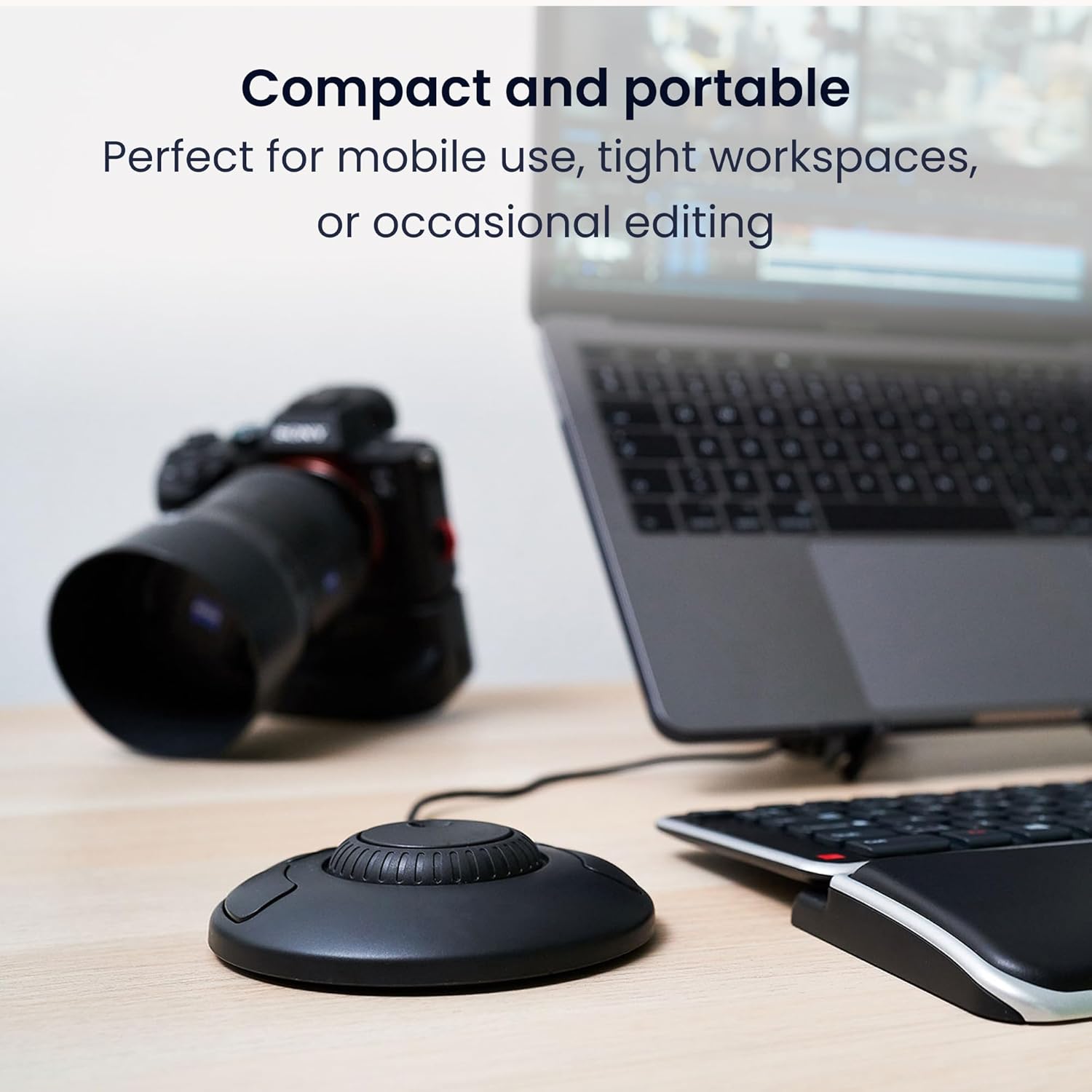 Thumbnail 1 de Contour Multimedia Controller Xpress - Black: controller multimediale con jog e tastiera/mouse integrati