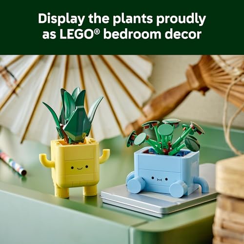 Detalle de LEGO Botanicals Happy Plants Building Toy (10349): Creative Indoor Garden for Kids 9+